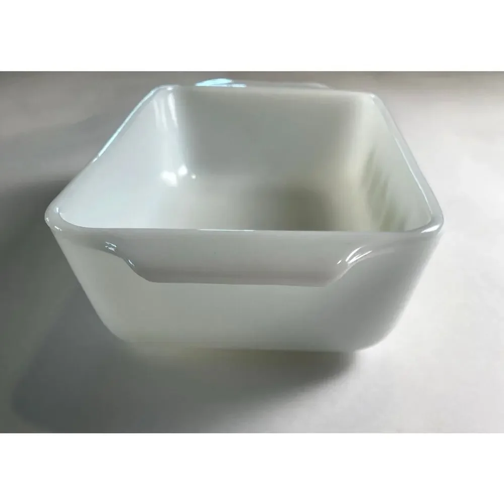 Vintage Anchor Hocking Fire King Meadow Green Ovenware 1 Quart Loaf Dish